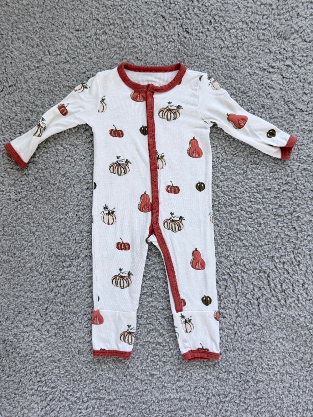 Kyte Baby "Pumpkin" Snap Romper